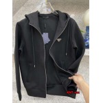 2024年10月24日秋冬高品質新品入荷 PRADA   ジップアップパーカー KNT工場