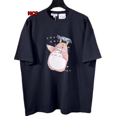 人気新品入荷 LOEWE  綿半袖 Tシャツ260g 男女兼...