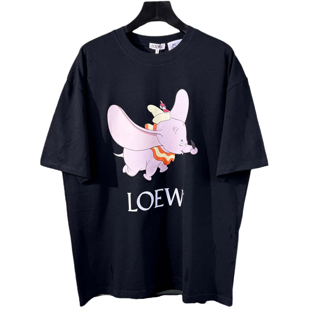 人気新品入荷 LOEWE  綿半袖 Tシャツ260g 男女兼...