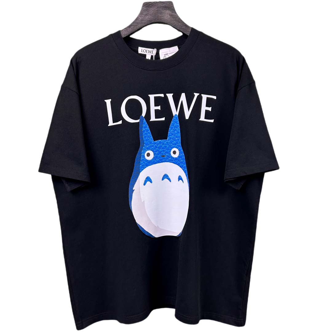 人気新品入荷 LOEWE  綿半袖 Tシャツ260g 男女兼...