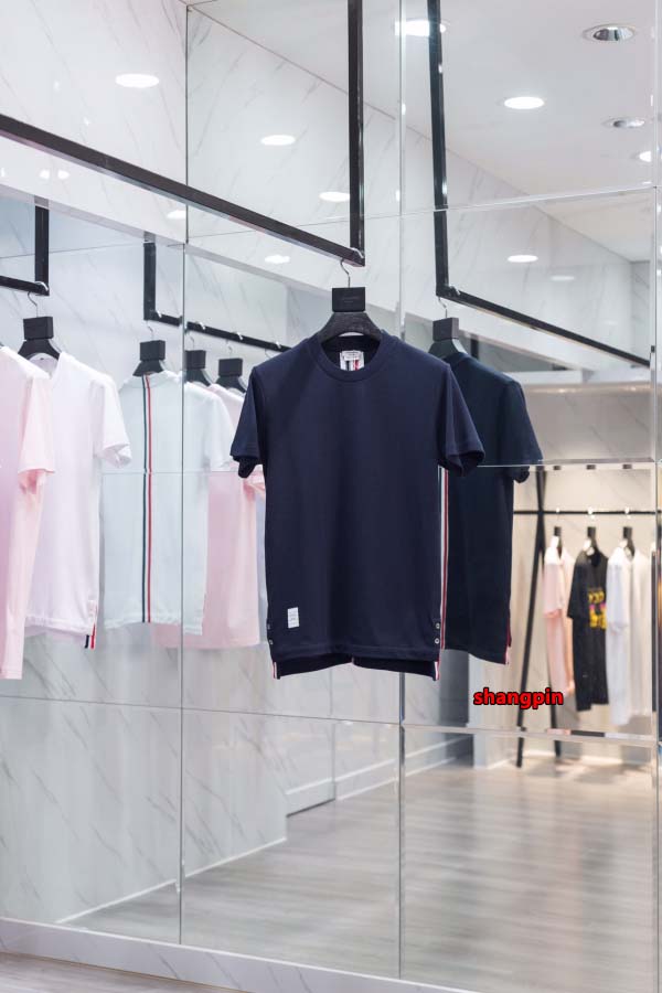 2025年春夏高品質新品 THOM BROWNE 半袖 Tシャツ shp工場