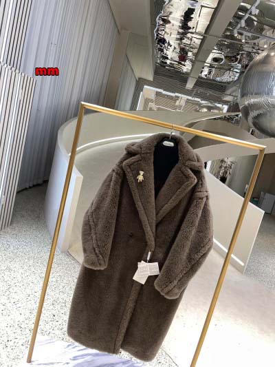 原版復刻秋冬Maxmara teddy ウールコート 女性 ag工場