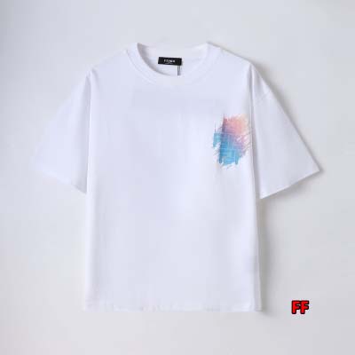 2025年新作春夏 FENDI 半袖 Tシャツ 綿   FF工場