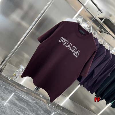 2025年新作春夏  PRADA 半袖 Tシャツ 綿  boch工場