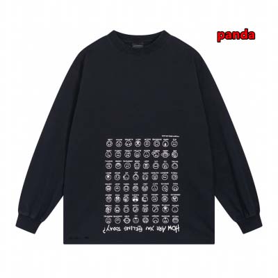 2024年12月5日秋冬原版復刻バレンシアガ 長袖 Tシャツ...