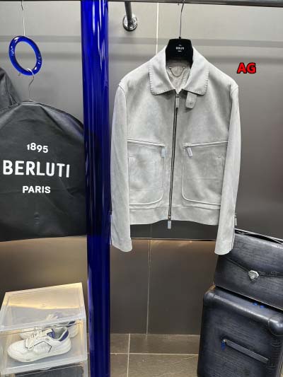 秋冬原版復刻 新品 Berluti 本革 ジャケットアウター...