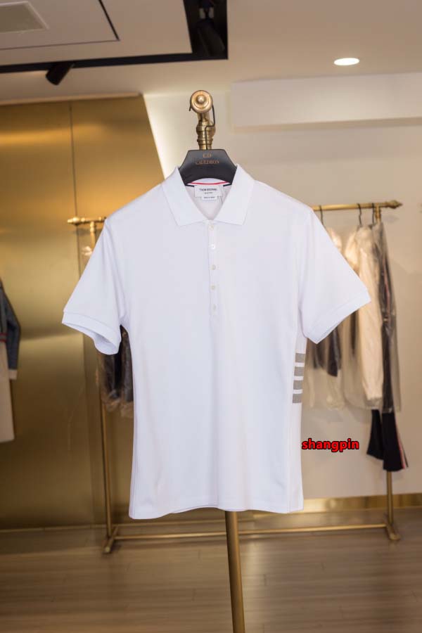 2025年春夏高品質新品 THOM BROWNE ポロシャツ...