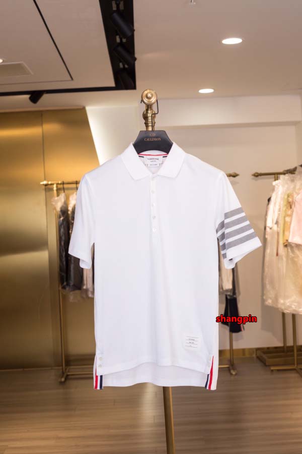 2025年春夏高品質新品 THOM BROWNE ポロシャツ...