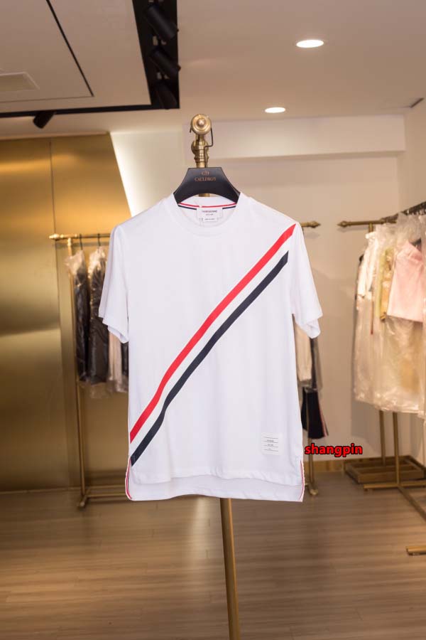 2025年春夏高品質新品 THOM BROWNE 半袖 Tシ...