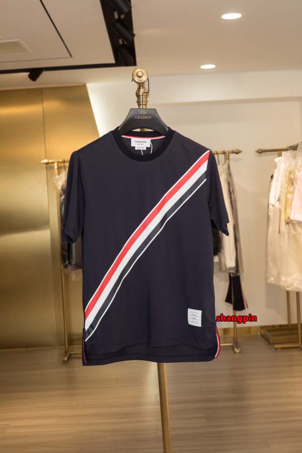 2025年春夏高品質新品 THOM BROWNE 半袖 Tシ...