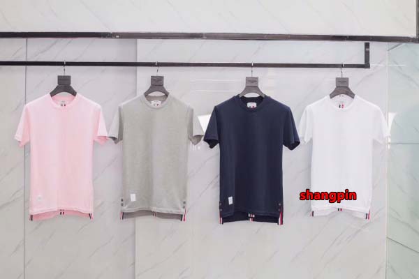 2025年春夏高品質新品 THOM BROWNE 半袖 Tシ...