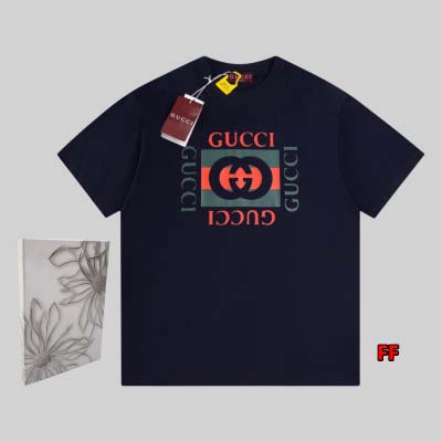 2025年高品質 新品春夏グッチ 半袖Tシャツ 綿 Tシャツ...