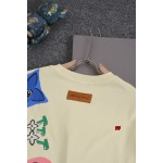 2025年新品春夏ルイヴィトン 半袖Tシャツ 綿 Tシャツ 男女兼用 HUAREN工場