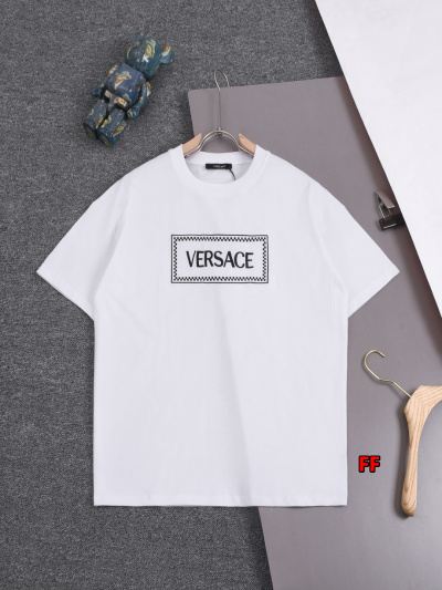 2025年新品春夏ヴェルサーチ 半袖Tシャツ 綿 Tシャツ ...