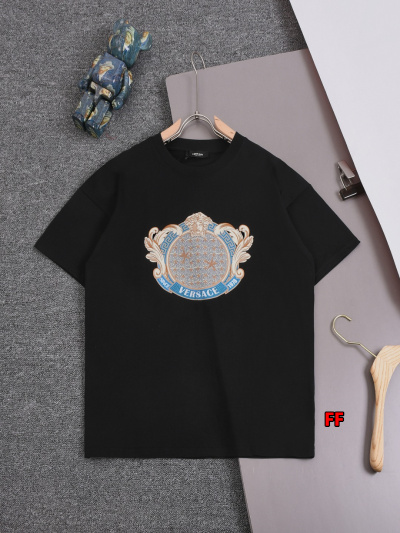 2025年新品春夏ヴェルサーチ 半袖Tシャツ 綿 Tシャツ ...