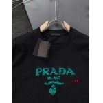 2025年新品春夏PRADA  半袖Tシャツ 綿 Tシャツ 男女兼用 HUAREN工場