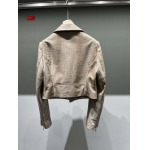 2024年新作原版復刻秋冬Bottega Veneta 本革 ジャケットアウター 女性 ag工場