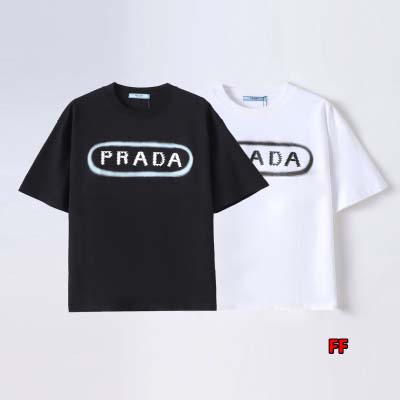 2025年新作春夏PRADA 半袖 Tシャツ 綿 FF工場