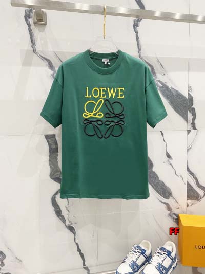 2025年新作早春 LOEWE 半袖 Tシャツ 綿 男女兼用...