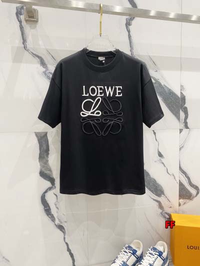 2025年新作早春  LOEWE半袖 Tシャツ 綿 男女兼用...