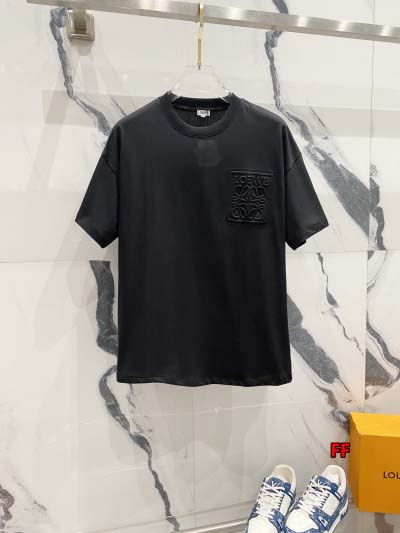 2025年新作早春 LOEWE 半袖 Tシャツ 綿 男女兼用...