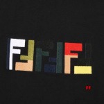 2025年新作早春 FENDI 半袖 Tシャツ 綿 男女兼用  FF工場