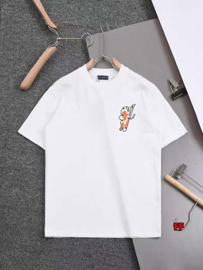 2025年新作春夏新品ルイヴィトン半袖 Tシャツ刺繍  FF...