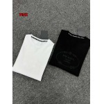 2025年春夏高品質新品 PRADA  半袖 Tシャツ YINX工場