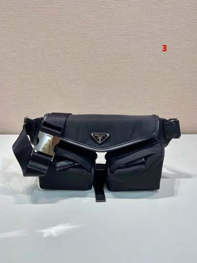 2025年早春新品入荷 PRADA チェストバッグの男性 3...