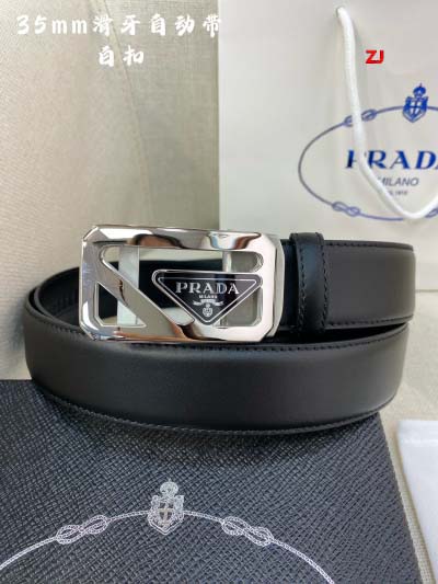 2025年早春新品入荷 PRADA 本革 ベルト ZJ工場