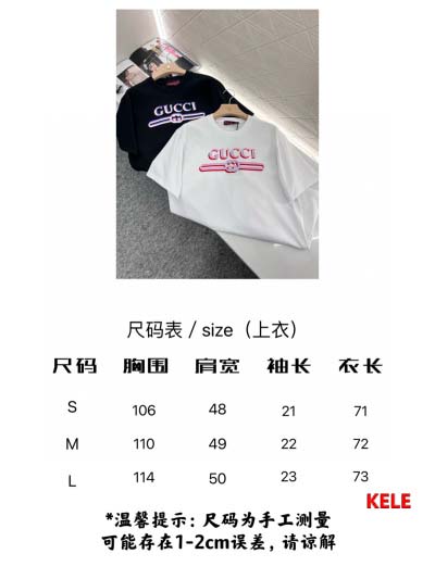 2025年早春高級N品新品グッチ半袖 Tシャツ  KL工場