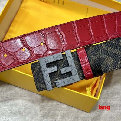 2025年早春新品入荷 FENDI 本革 ベルト LANG工場