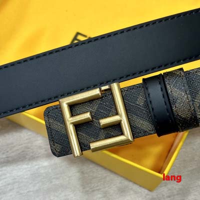 2025年早春新品入荷 FENDI 本革 ベルト LANG工場