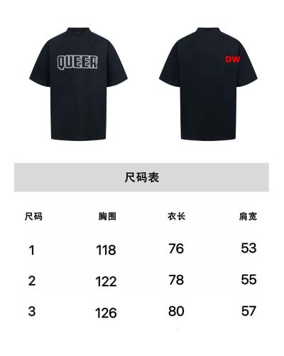 2025年1月20日春夏新品入荷バレンシアガ 半袖 TシャツDW工場