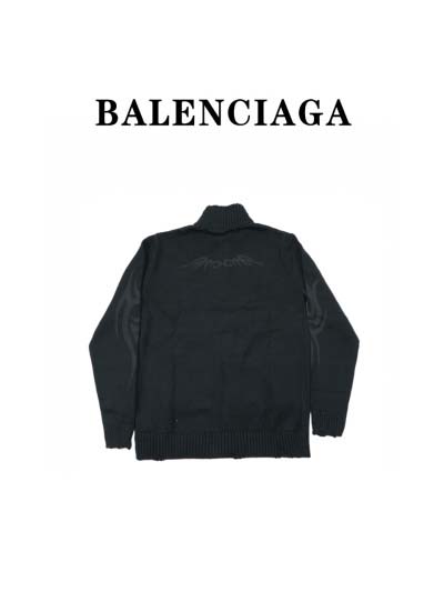 BALENCIAGA- BALENCIAGA新25ssファイアートーテムジップセーターです