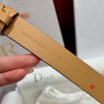 2025年早春新品入荷ディオール女性 本革 ベルト ZJ工場