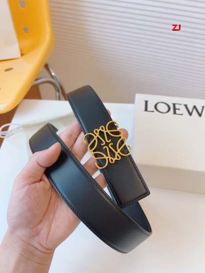 2025年早春新品入荷LOEWE  本革 ベルト ZJ工場