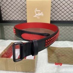 2025年早春新品入荷  Christian Louboutin 本革 ベルト LANG工場