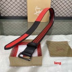 2025年早春新品入荷  Christian Louboutin 本革 ベルト LANG工場