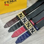 2025年早春新品入荷 FENDI 本革 ベルト LANG工場