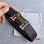2025年早春新品入荷 エルメス本革 ベルト LANG工場