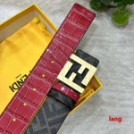 2025年早春新品入荷 FENDI 本革 ベルト LANG工場