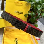 2025年早春新品入荷 FENDI 本革 ベルト LANG工場