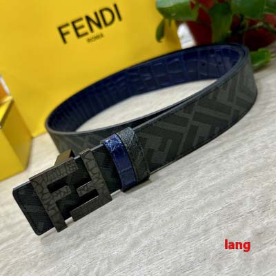 2025年早春新品入荷 FENDI 本革 ベルト LANG工...