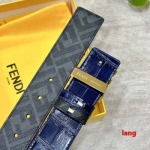 2025年早春新品入荷 FENDI 本革 ベルト LANG工場