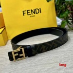 2025年早春新品入荷 FENDI 本革 ベルト LANG工場