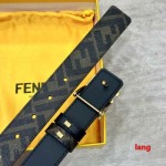 2025年早春新品入荷 FENDI 本革 ベルト LANG工場