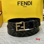 2025年早春新品入荷 FENDI 本革 ベルト LANG工場