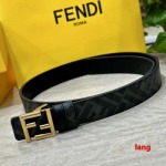 2025年早春新品入荷 FENDI 本革 ベルト LANG工場