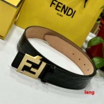 2025年早春新品入荷 FENDI 本革 ベルト LANG工場